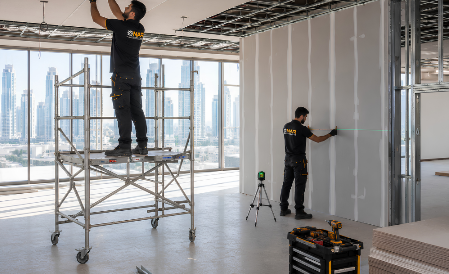Gypsum Partition & Ceiling Services 3